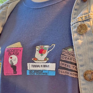 Spy Books T-Shirt, John Le Carre, Literary Tee image 1