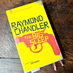 Wallet made out of a book, The Big Sleep, Hardboiled crime gift, Reader gift