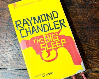 Wallet made out of a book, The Big Sleep, Hardboiled crime gift, Reader gift