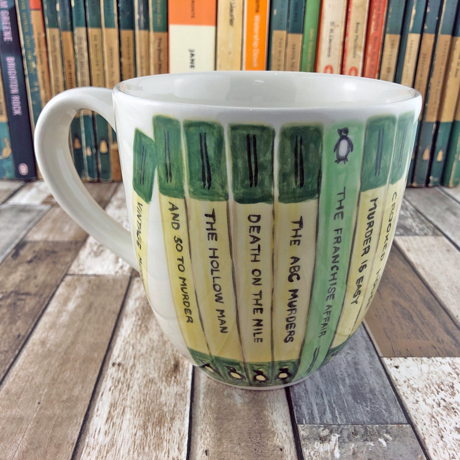 Book Mug Penguin book mug Bookish mug Literary mug Vintage Etsy
