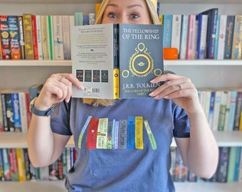 Fantasy Books T-shirt, Illustrated Readers Tee