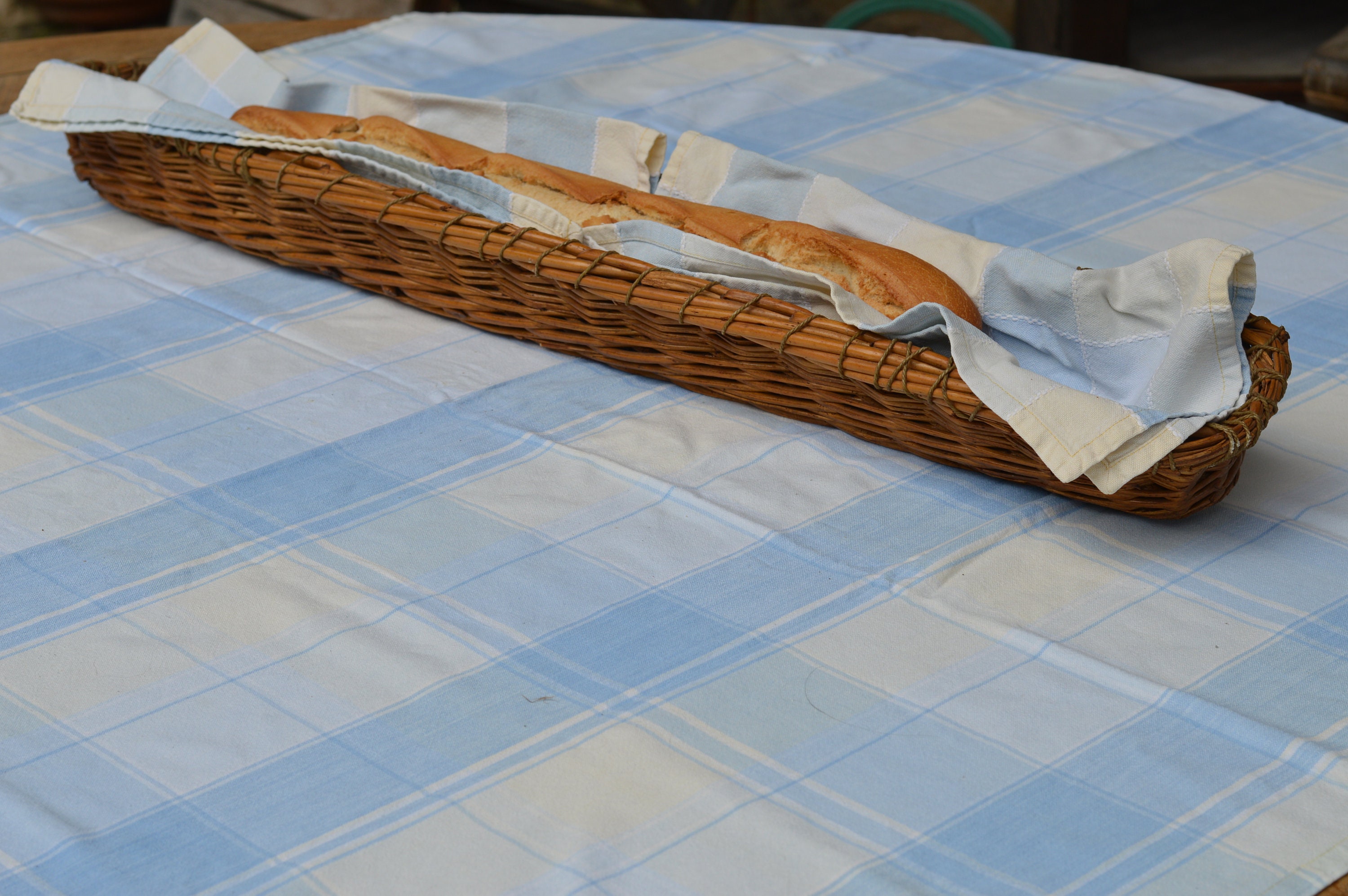 Panier à Pain /Panier Français/Bâton Long Français/Panier en Osier/Panier Vintage/Français Cuisine/P