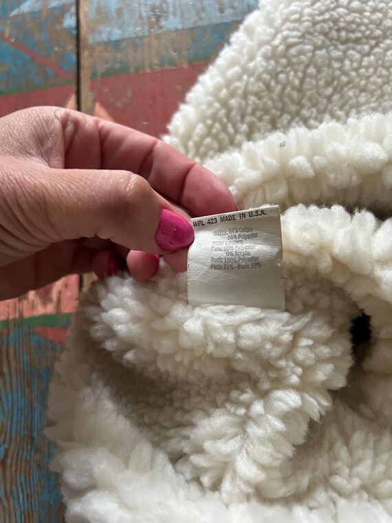 Vintage Levi’s cord corduroy white tab waistcoat … - image 6