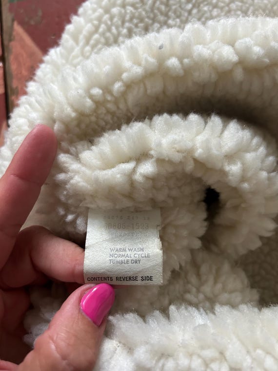 Vintage Levi’s cord corduroy white tab waistcoat … - image 2