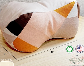 Organic Cotton Buckwheat Therapeutic gift | Adjustable natural filling pillow for neck, shoulder, back support, elbow rest | Made in USA