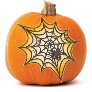 Spider Web Printable Stencil | Halloween Pumpkin Carving Instant ...