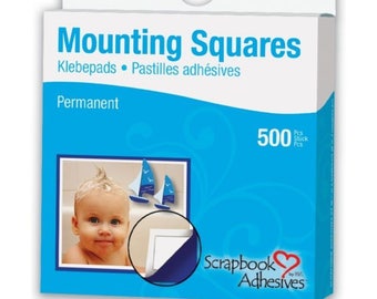 Permanent Mounting Squares from Scrapbook Adhesives - 500 Pieces