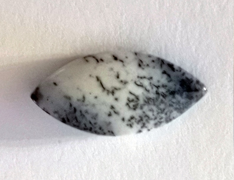 And now for something dfferent a marquis shape dendritic opal