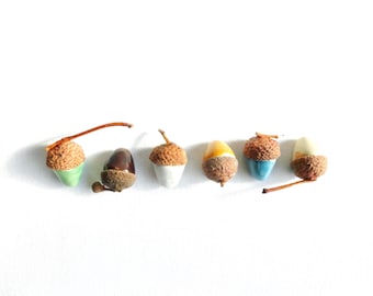 Ceramic Acorn,  Autumn Decoration