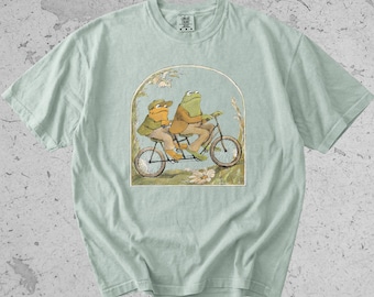 Frog and Toad Shirt Comfort Colors® T shirt, frog shirt, frog gifts, frog and toad funny shirt Classic Book T-shirt, Cottagecore Shirt