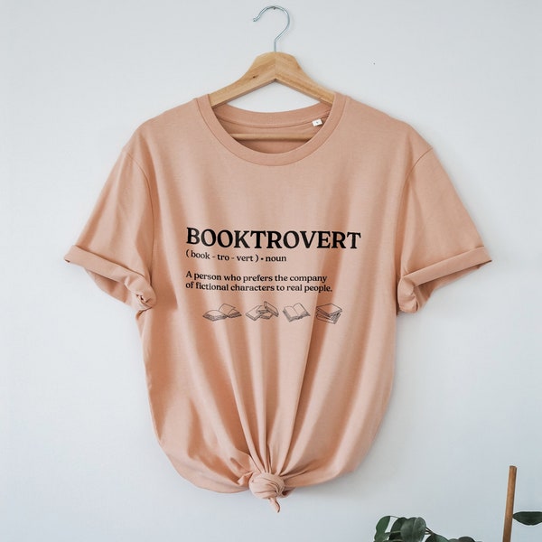 Booktrovert T-shirt Shirt organic Book shirt reading shirt book lover shirt book lover gift bookworm shirt librarian shirt bookish shirt