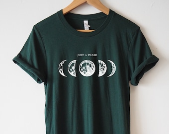MOON Phase Shirt Moon Shirt Moon T-shirt Organic Soft Comfortable