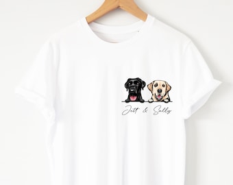 Child&#39;s Custom dog shirt Children&#39;s Personalized dog shirt kids shirt dog lover gift dogs dog lover shirt Organic Soft Great fit Eco Print