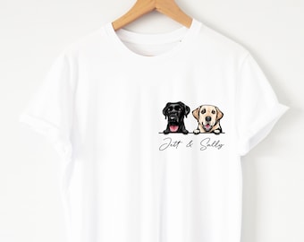 Child's Custom dog shirt Children's Personalized dog shirt kids shirt dog lover gift dogs dog lover shirt Organic Soft Great fit Eco Print