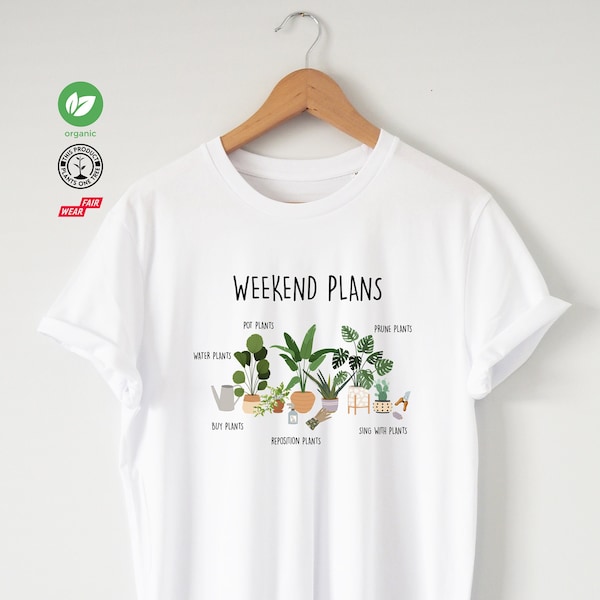 Camisa planta camisa botânica planta mãe camisa orgânica macia confortável ótimo ajuste eco impressão unissex casa plantas jardinagem presente planta mãe presente