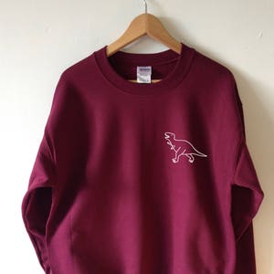 Dinosaur Pocket Sweatshirt Sweater Shirt Unisex High Quality - Etsy
