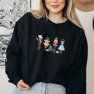Nutcracker Sweatshirt Sweater, Christmas Sweatshirt, Christmas Sweater, Christmas shirt, Christmas gift, Sugar plum fairy shirt, Unisex