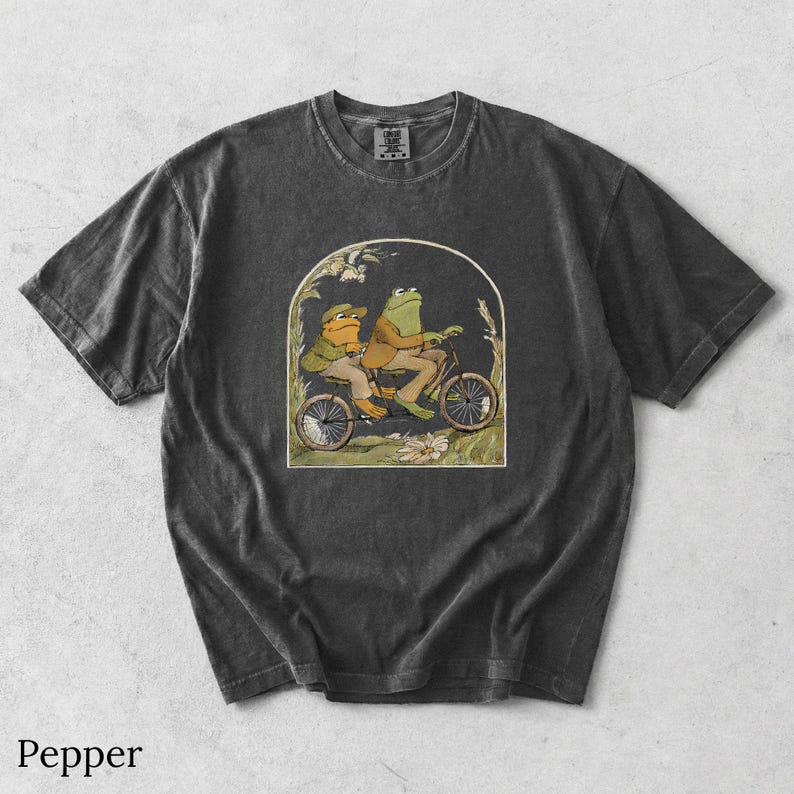Frog and Toad Shirt Comfort Colors® T shirt, frog shirt, frog gifts, frog and toad funny shirt Classic Book T-shirt, Cottagecore Shirt Pepper