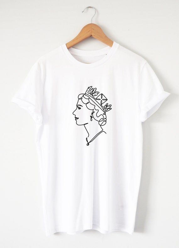 Queen Elizabeth Shirt Queen Elizabeth T-shirt Queen Elizabeth - Etsy Italia