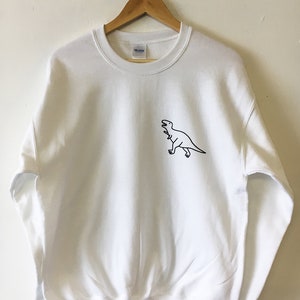 Dinosaur Pocket Sweatshirt Sweater Shirt Unisex High Quality - Etsy