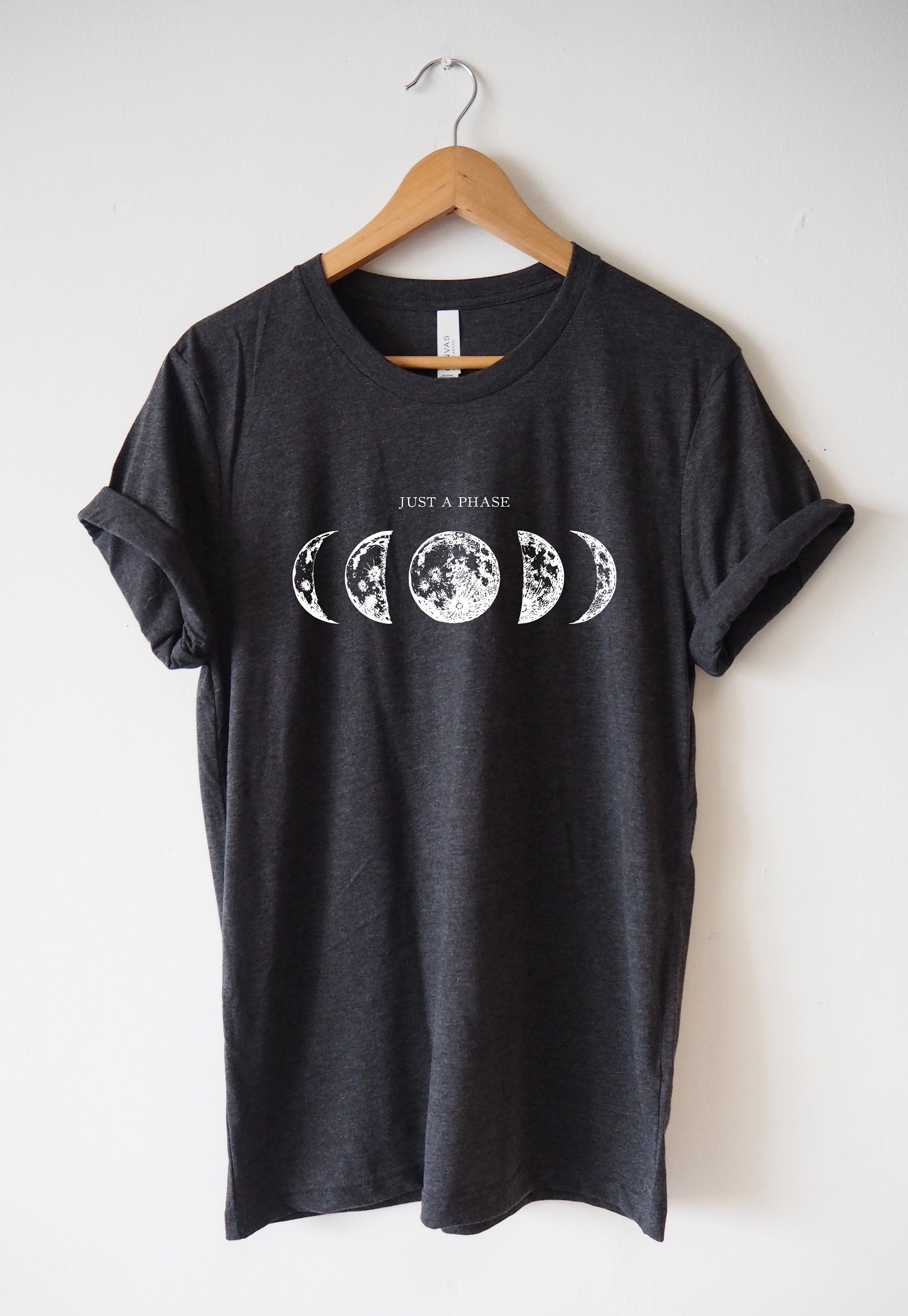 トップス PHENOMENON Crescent Moon Graphic T Shirt T Shirts Moon Graphic T Shirt Moon Phase Astrology Astronomy