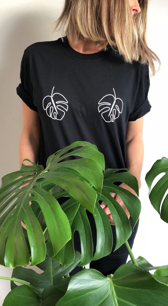 Plant Shirt Monstera shirt Monstrea deliciosa leaf design Soft Comfortable Great fit Eco print Unisex botanical shirt funny plant shirt