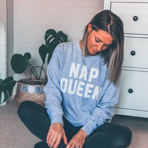 Nap Queen Sweater Sweatshirt Jumper High Quality WATER BASED image 5