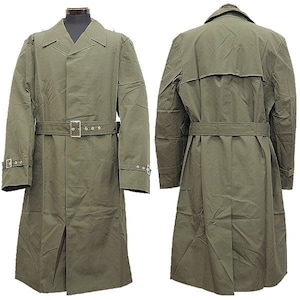 New Vintage 1980s East German army raincoat military coat trenchcoat NVA DDR GDR Unissued