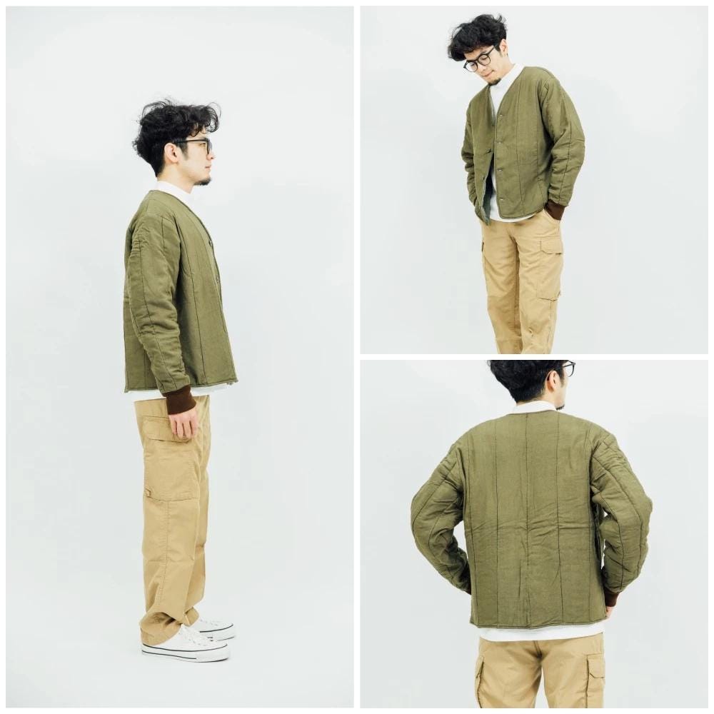 ヴィンテージ チェコ軍 キルティング ライナー ジャケット ミリタリー