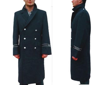 イヴ・サンローラン ヴィンテージ グレー トレンチコート サイズ 54 XL