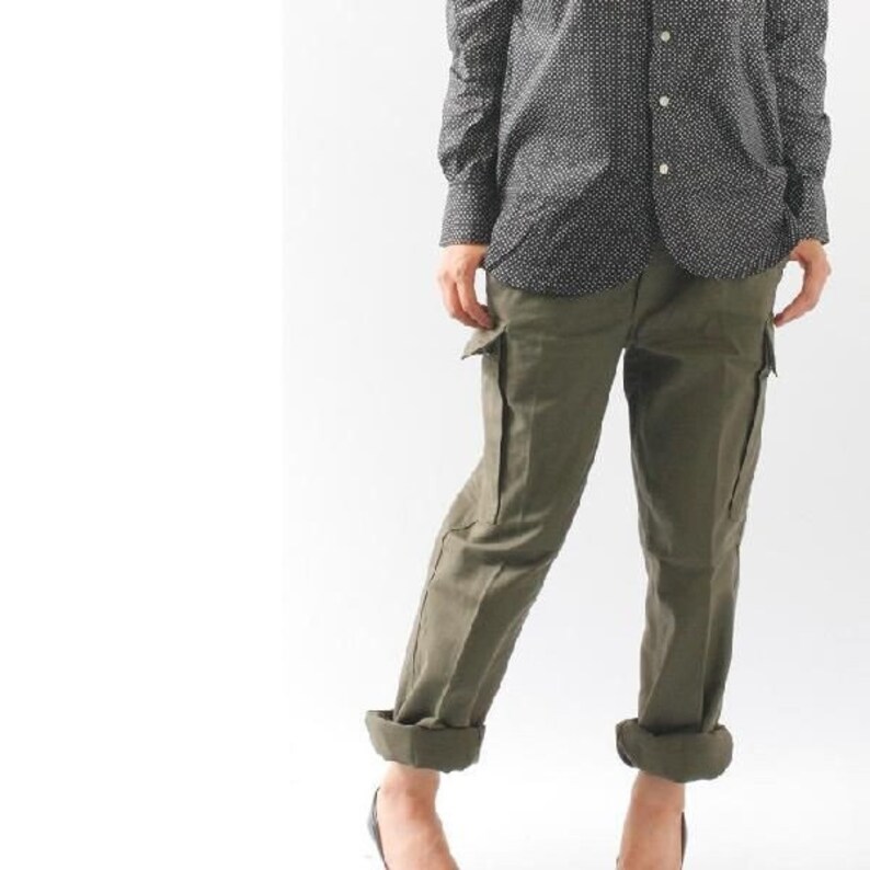 red moleskin trousers