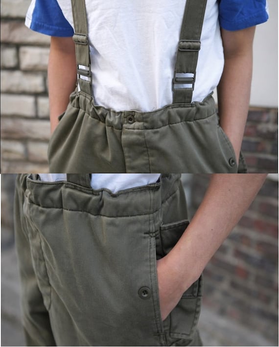 Authentic Austrian army lined winter over trouser… - image 2