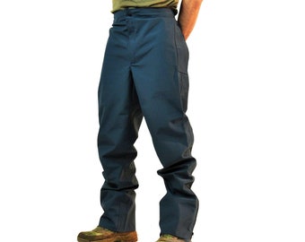 Authentic British RAF air force army goretex over trousers rain army waterproof cargo pants bottoms army military elast