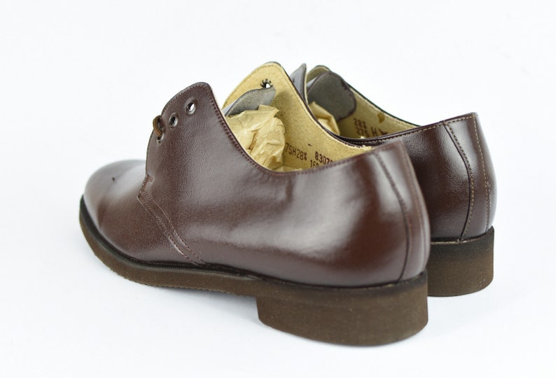 New Unissued Czech army dress shoes parade mess brown military Etsy