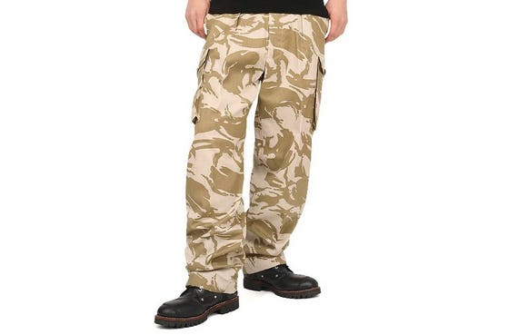 beige camo trousers