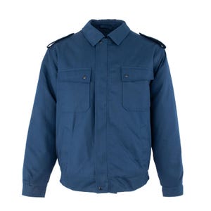 like new Vintage 1990s Dutch Air Force blue bomber jacket military army coat showerproof