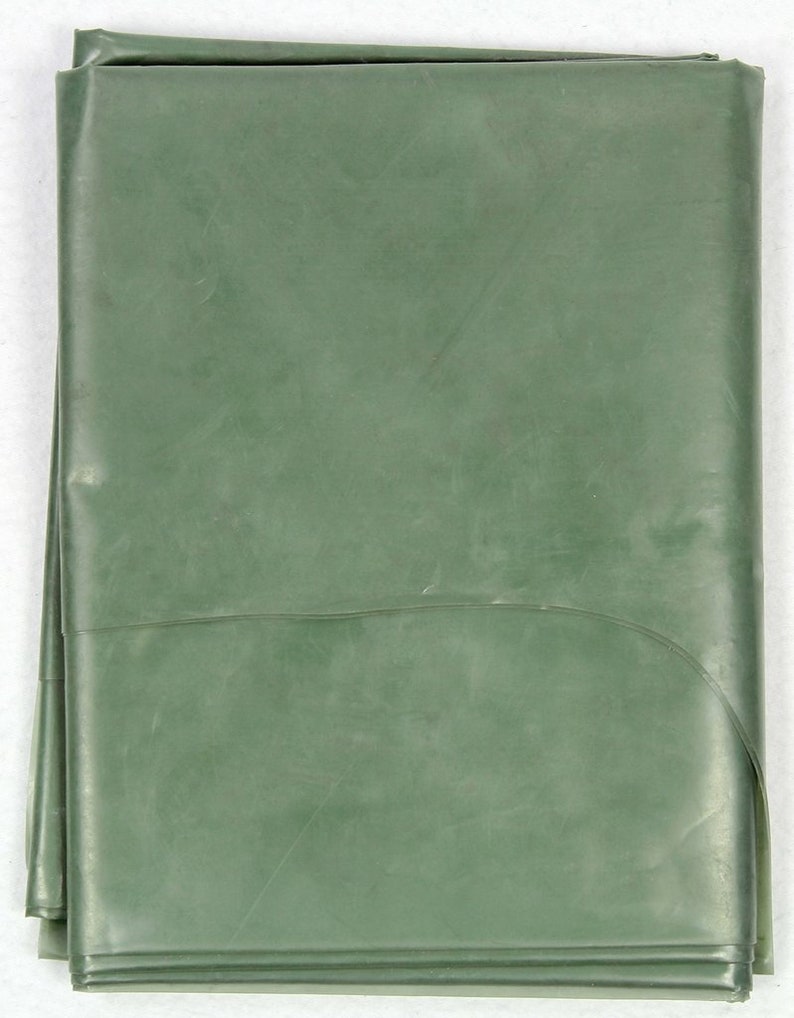 New Unissued East German army PVC poncho rain waterproof NVA DDR festival camping hiking camo raincape