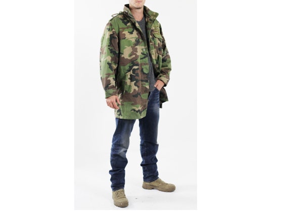 Vintage Slovakian Army Woodland Camo Parka militar