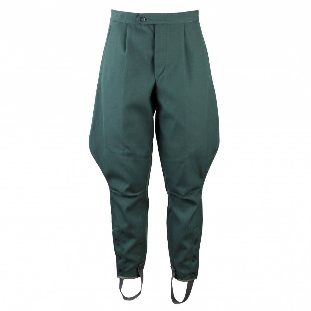 German Officer Grey Jodhpurs - Military Surplus Army Pants, All Sizes Available