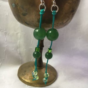 Groene Aventurine Hartchakra Healing oorbellen