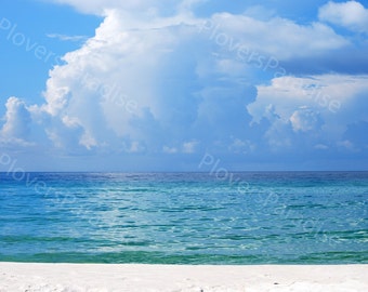 DIGITAL Pensacola Beach, Florida Photograph // Beach Picture // Beach Photograh