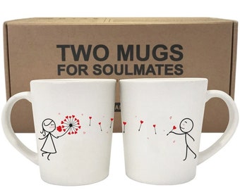 Couple Coffee Mugs Boyfriend Gift Husband Gift Christmas Gifts for Him Anniversary Valentines Day Gifts for Couples BoldLoft