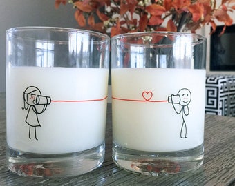 Valentines Day Gifts for Boyfriend Couples Glasses Husband Gift Fiance Gift Couples Gift His and Hers Gifts Say I Love You Too BoldLoft