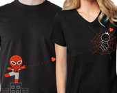 Matching Couple Shirts His and Hers Shirts Superhero Shirts