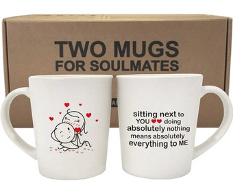 Couples Mugs Couple Gifts for Boyfriend Girlfriend Gifts Wife Gift from Husband Christmas Gift for Her Anniversary Valentine's Day BoldLoft