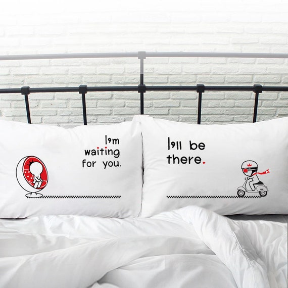 Long Distance Relationship Pillow CoversBoldLoft Love is on Etsy