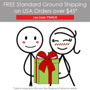 Free Ground Shipping on US Orders over $45.00 with Code: FS45US.