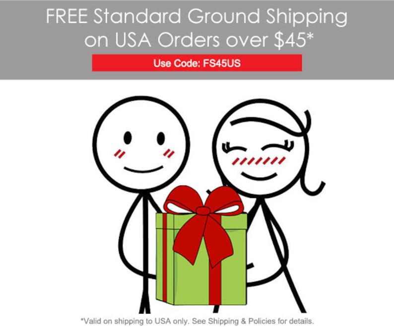 Free Ground Shipping on US Orders over $45.00 with Code: FS45US.