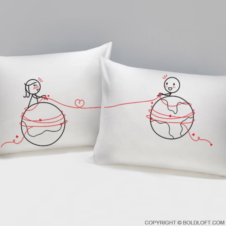 Long Distance Relationship Gifts Long Distance Pillow Cases Etsy