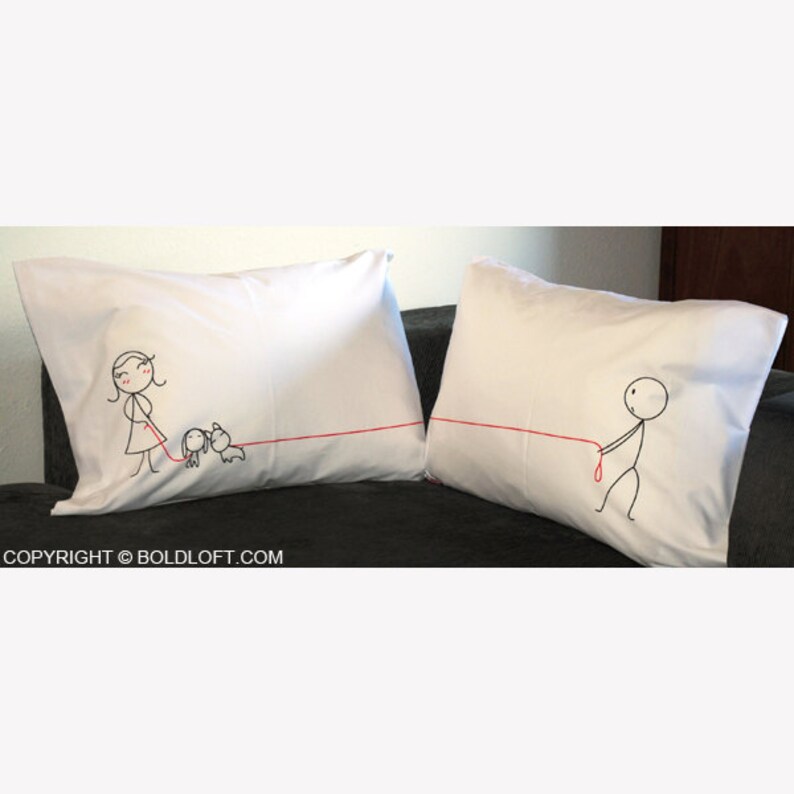Pet Lover Gift BoldLoft Couple Pillowcases Girlfriend and Boyfriend Gift Couples Gift Dog Lover Gift His and Hers Pillowcases